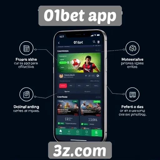 Análise das funcionalidades do aplicativo 01bet