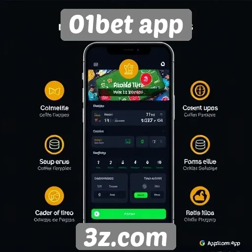 Funcionalidades principais do site 01bet app